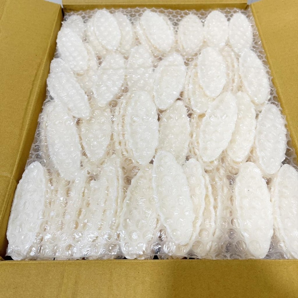 【柚子烘焙食品】船型餅殼 船型餅乾 船型糯米殼  320入 糯米殼 糯米餅 糯米船 糯米餅皮 最中餅殼 堅果塔 葉子造型-細節圖4