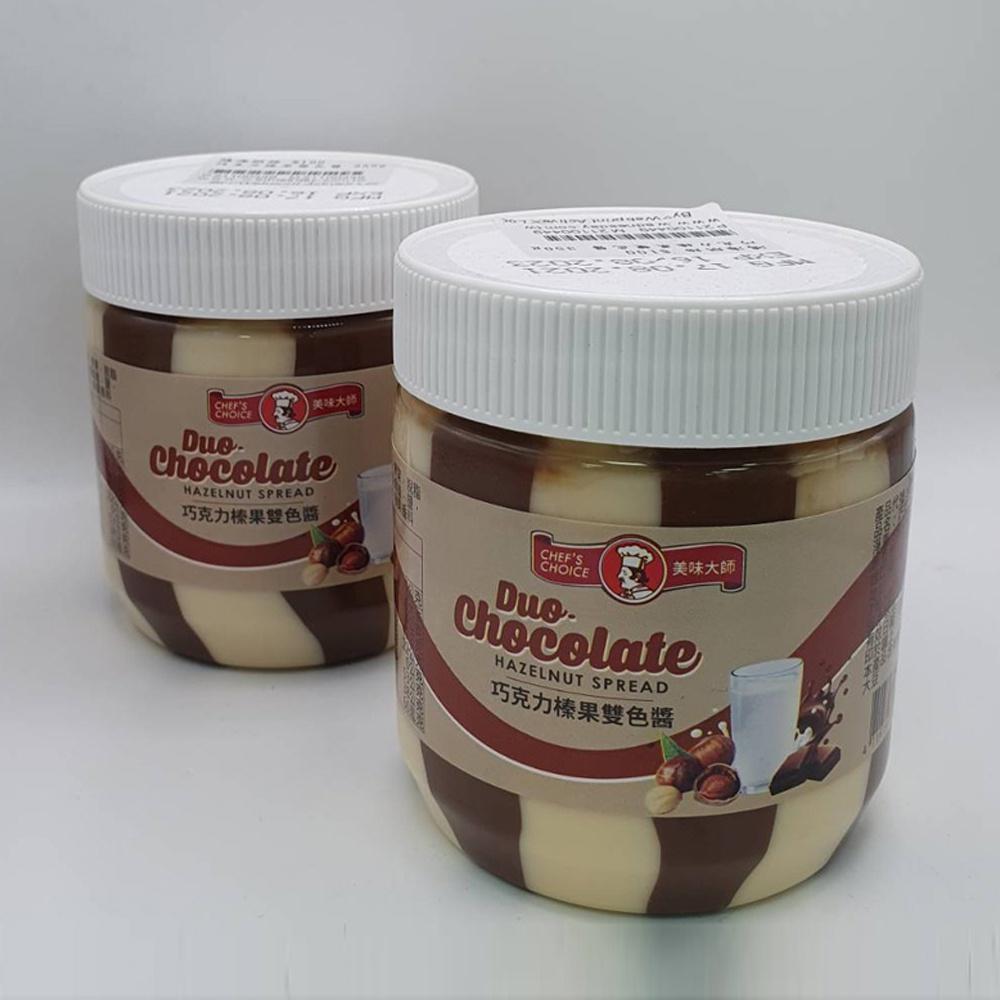 【柚子烘焙食品】美味大師 巧克力榛果醬 巧克力榛果雙色醬 350g 巧克力 雙色醬 巧克力醬 吐司 果醬 抹醬 進口果醬-細節圖6