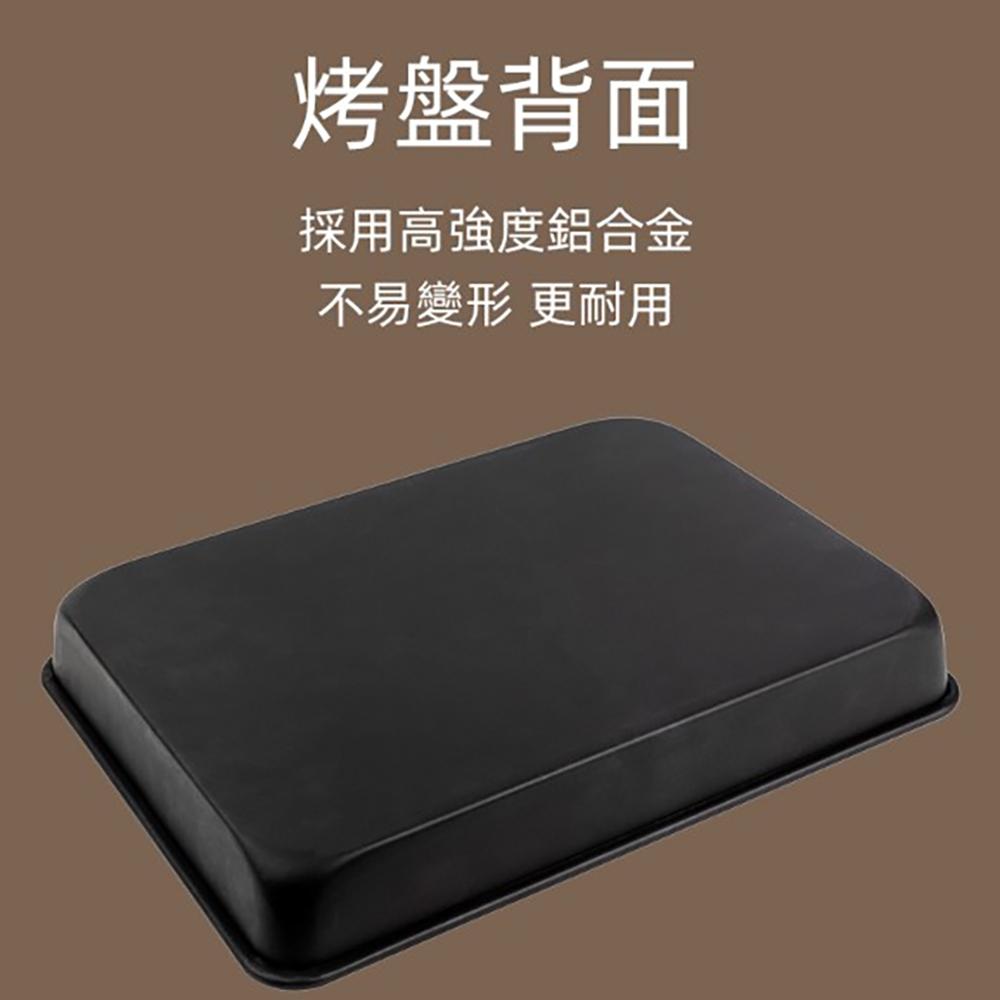 【柚子烘焙食品】三能 SN1206 鋁合金烤盤 不沾烤盤 深烤盤 烘焙 烤盤 365x265x50mm 1000系列不沾-細節圖7