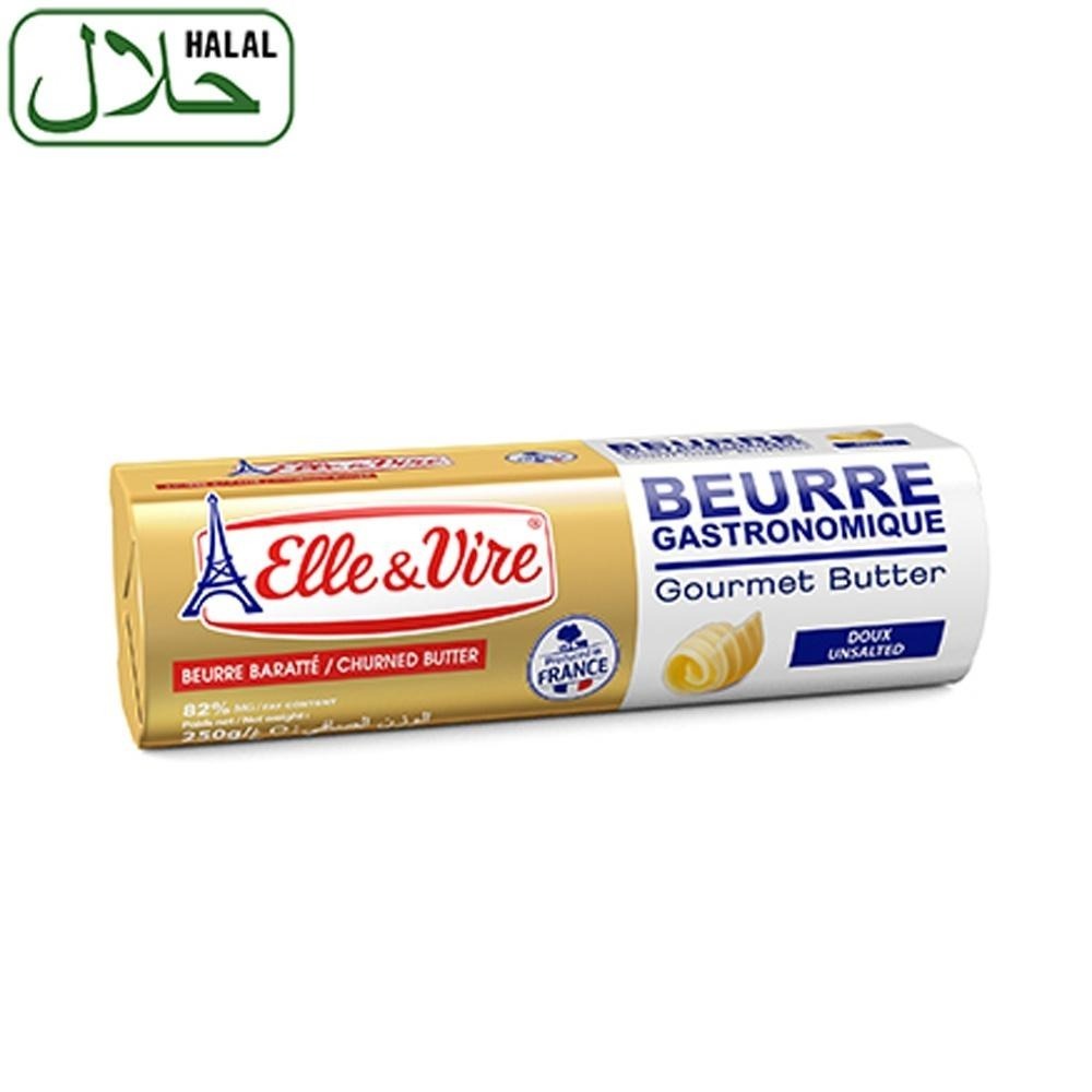 【柚子烘焙食品】法國 愛樂薇 發酵奶油 無鹽 250g原裝(冷凍)Elle & Vire 鐵塔奶油 無鹽發酵奶油 奶油條-細節圖2