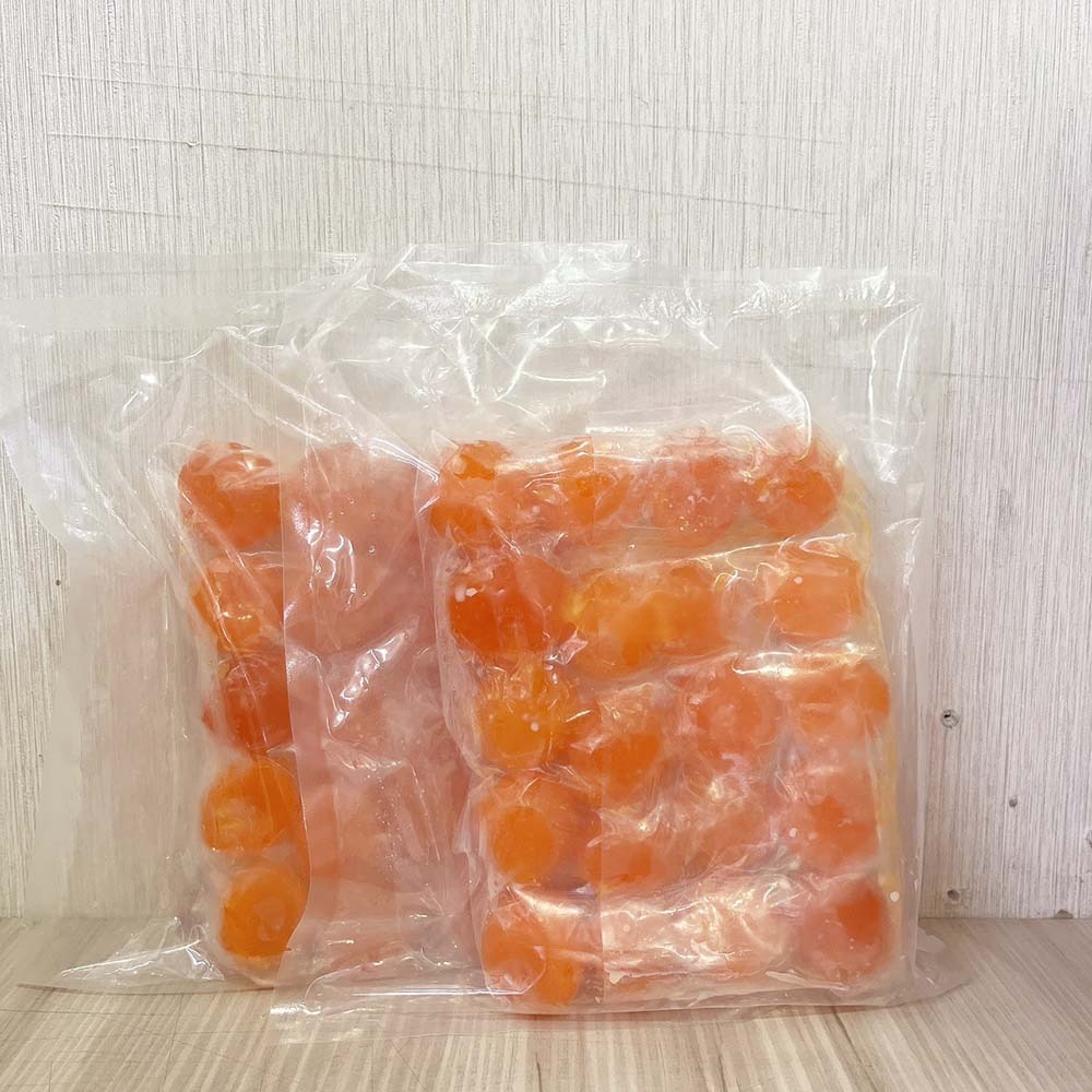 【柚子烘焙食品】特價 鹹蛋黃 大顆鹹蛋黃 20入 中秋節 月餅 內餡 蛋黃酥 鴨蛋黃 金沙料理 金沙酥 嚴選鹹蛋(冷凍)-細節圖4