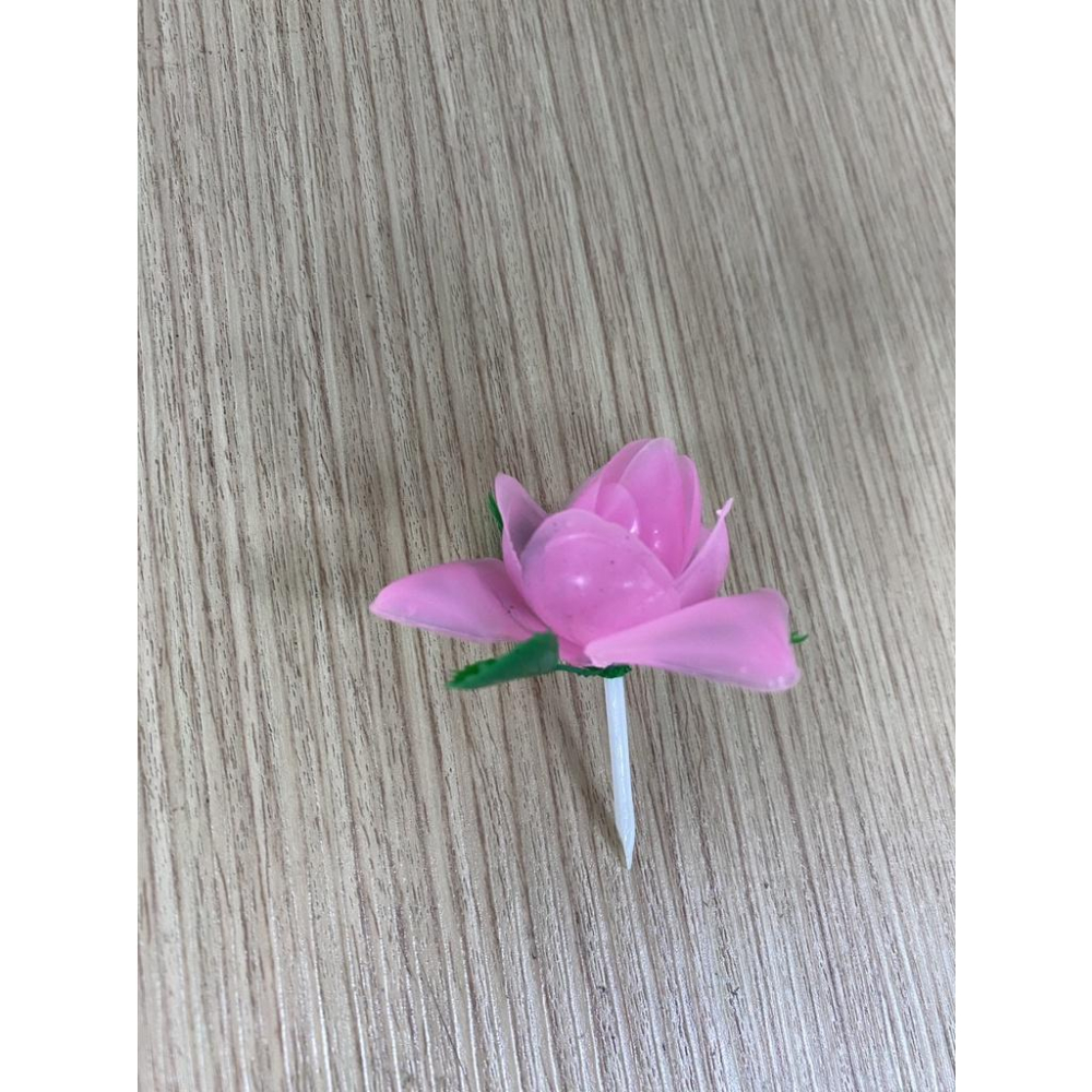 蛋糕裝飾塑膠花 玫瑰花 拜拜蛋糕 過年 假花-細節圖2