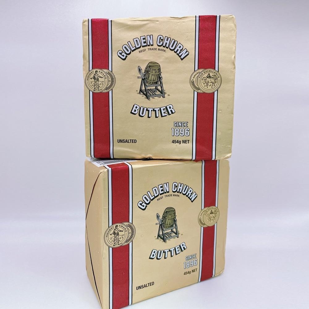 【柚子烘焙食品】澳洲金桶 優利康奶油(不加鹽)原裝454g 金桶奶油 冷凍版 無鹽發酵奶油 發酵奶油塊 曲奇專用奶油-細節圖2