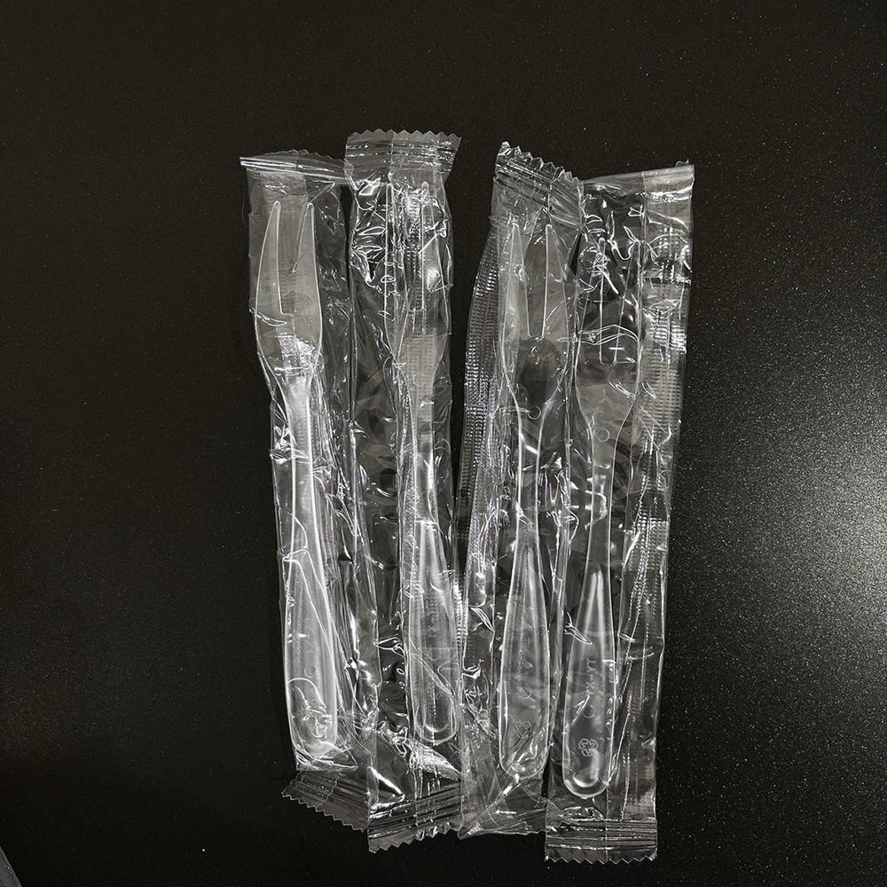 【柚子烘焙食品】單包裝 2齒叉 透明 二齒蛋糕叉 馬卡龍叉子  甜點 叉子 點心叉 彩色三齒叉 塑膠叉 蛋糕叉 水果叉-細節圖3