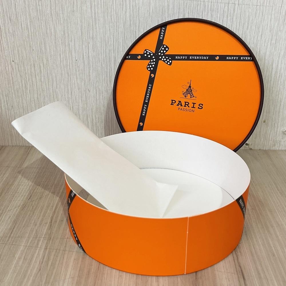 【柚子烘焙食品】法雅樂乳酪盒 香榭乳酪盒(5吋) 16*5cm 蛋糕盒 起司蛋糕盒 餅乾盒 圓形蛋糕盒 西點盒 圓形紙盒-細節圖5