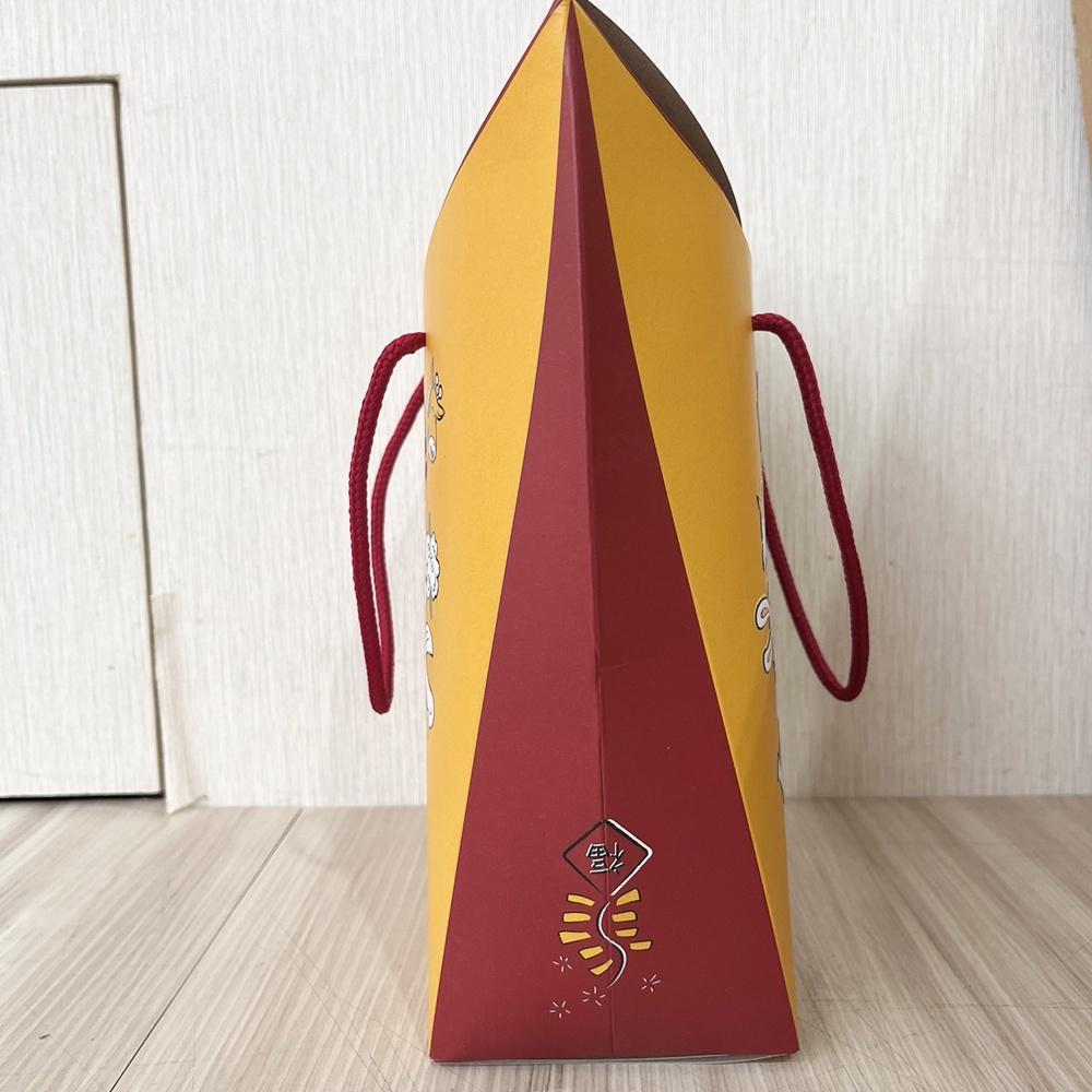 【柚子烘焙食品】I235 團圓大精巧提盒(盒+棉繩*2) 手提紙盒紙盒糖果盒手提盒新年包裝牛軋糖包裝包裝盒-細節圖4