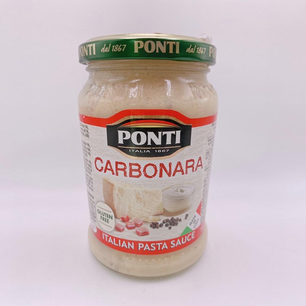 【柚子烘焙食品】義大利 Ponti 奶油培根起司醬 熱那亞風味青醬 巴西里蕃茄紅醬 義大利麵調味醬 白醬 起司醬青醬紅醬-細節圖2