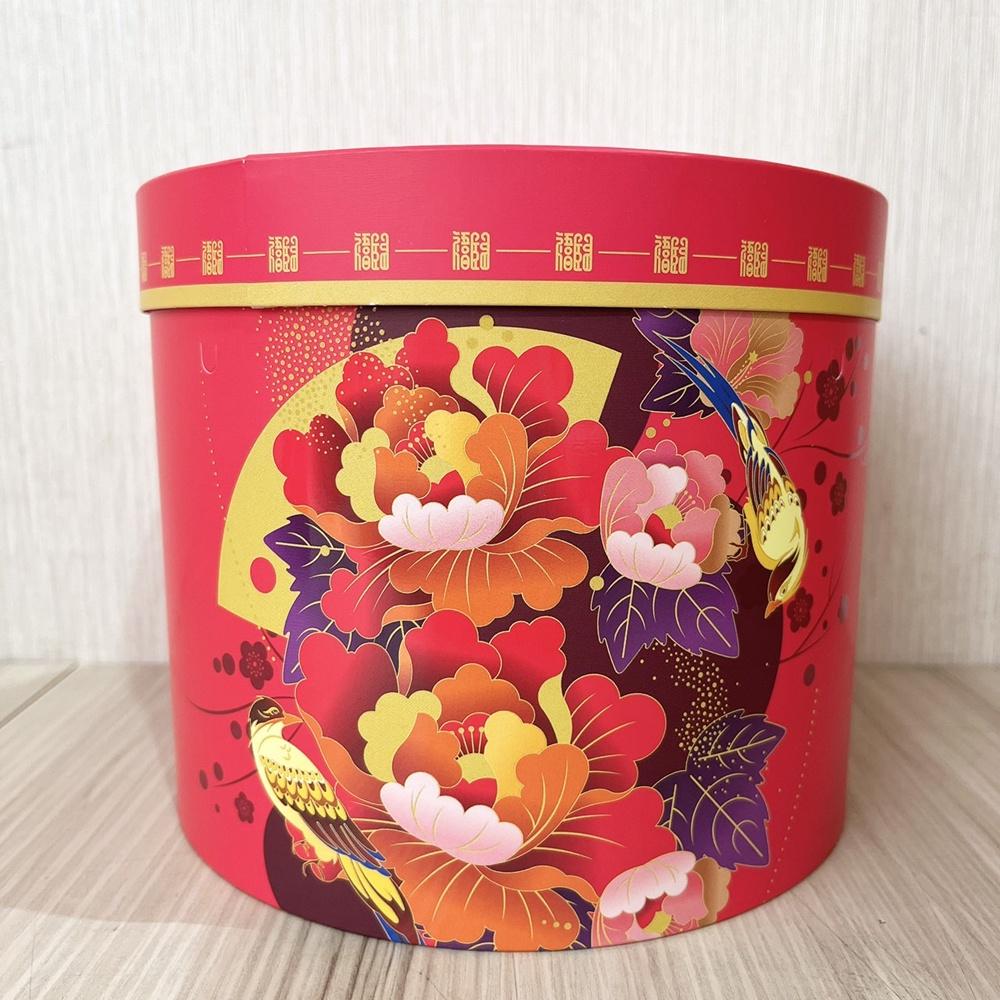 【柚子烘焙食品】5吋糖果盒 圓形手提盒 手提紙盒 年節禮盒 糖果盒 手提盒 新年禮盒 牛軋糖包裝盒 餅乾糖果盒 烘焙包裝-細節圖2