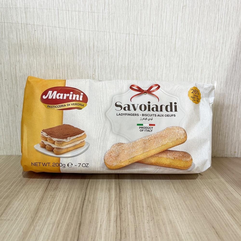 【柚子烘焙食品】義大利 Marini 馬諾尼 手指餅乾 200g/500g 蛋奶素 提拉米蘇 拇指餅乾 拇指餅 手指餅-細節圖3
