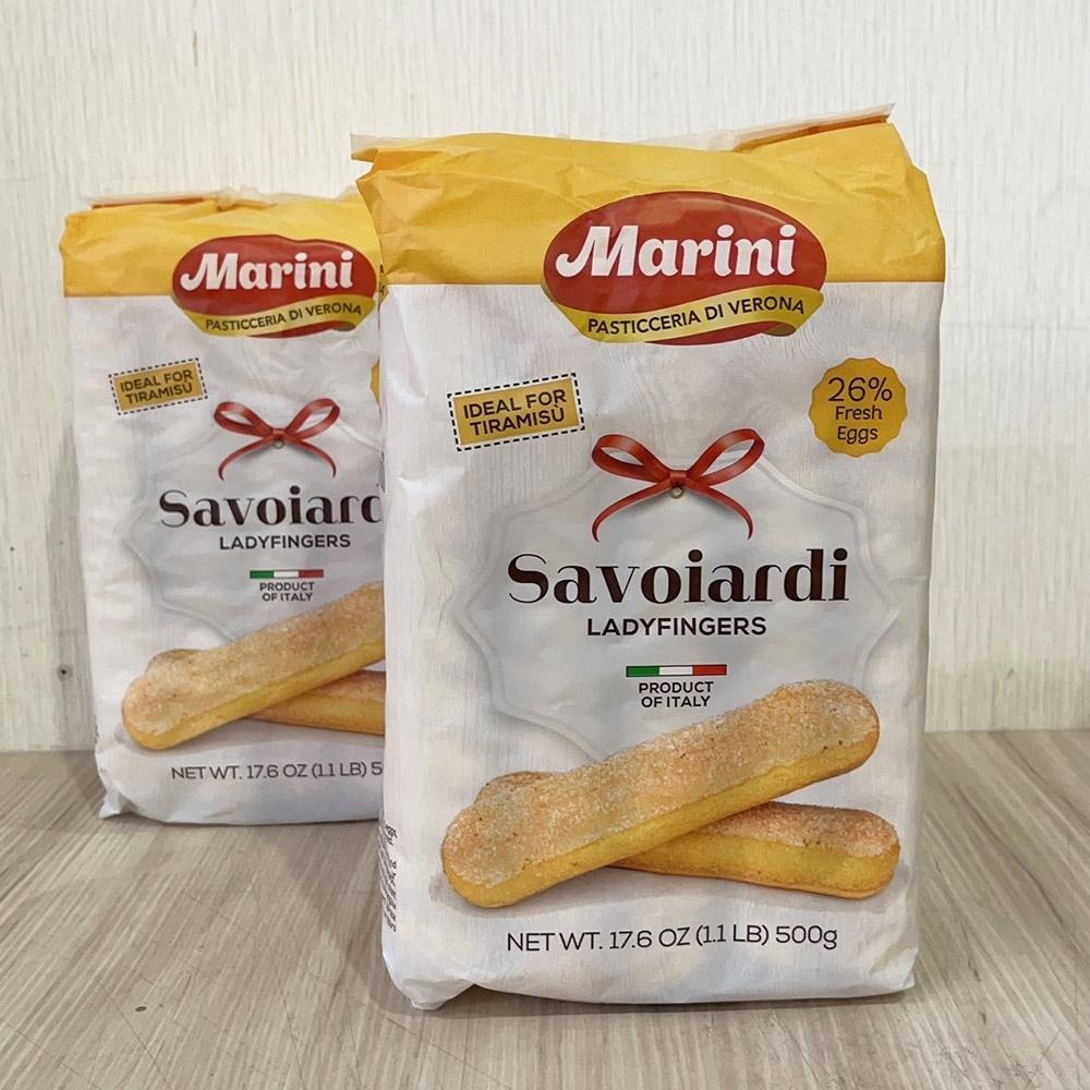 【柚子烘焙食品】義大利 Marini 馬諾尼 手指餅乾 200g/500g 蛋奶素 提拉米蘇 拇指餅乾 拇指餅 手指餅-細節圖8
