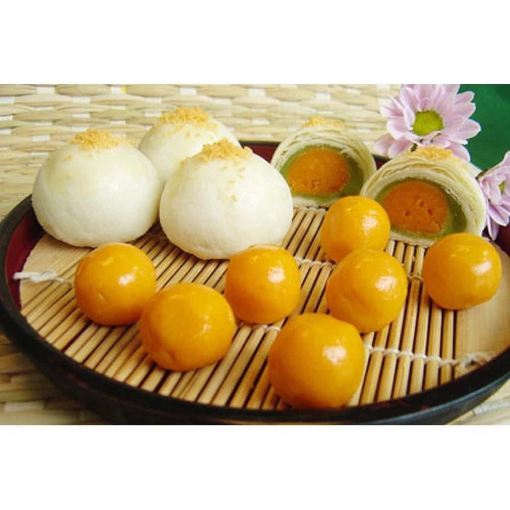 【柚子烘焙食品】卡羅 金酪仁 30顆/盒(冷凍)11g 鹹蛋黃 素蛋黃 蛋黃 蛋黃酥 中秋月餅 流沙餡 月餅內餡 中秋節-細節圖2