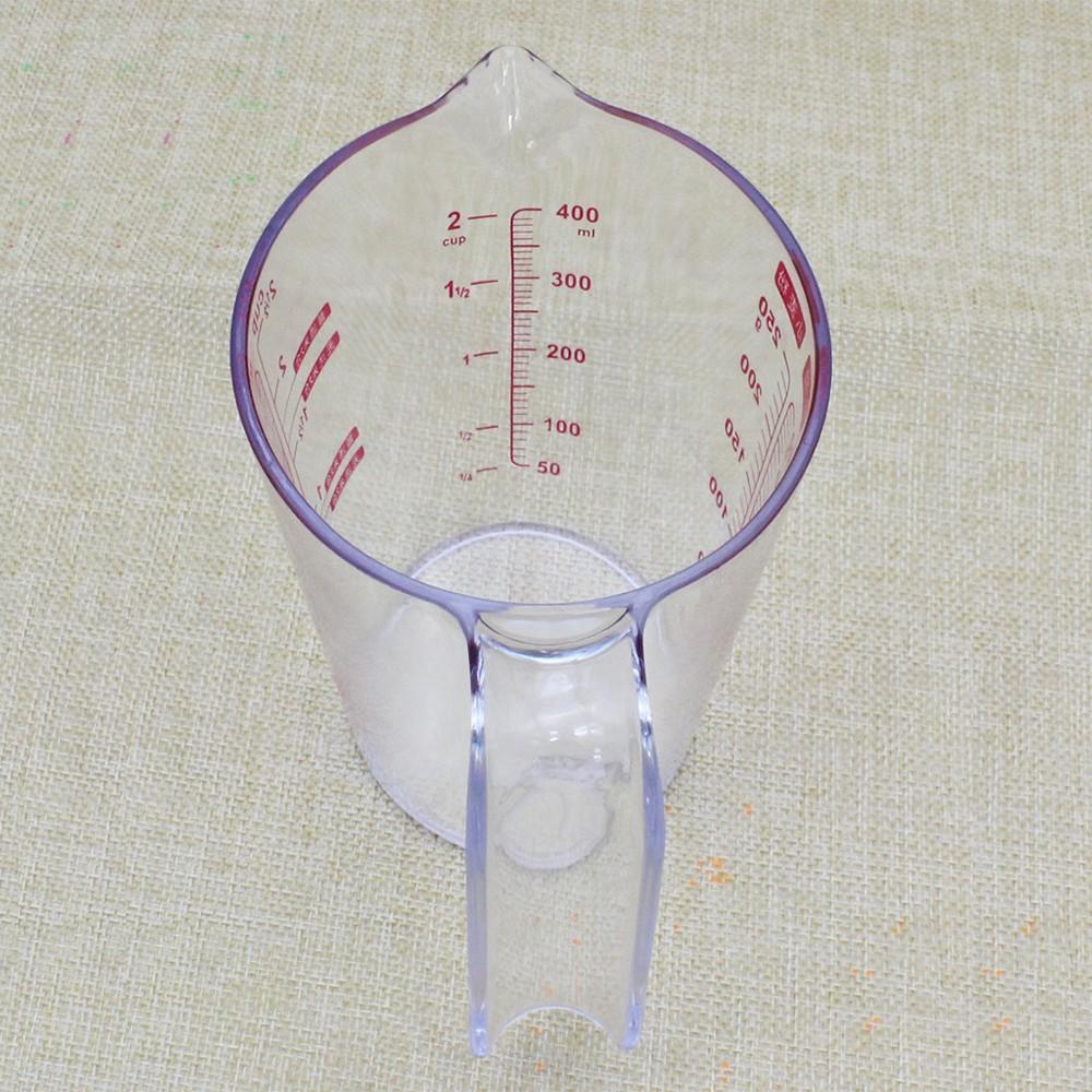 【柚子烘焙食品】帶刻度透明量杯 多功能三種刻度量杯 計量杯 加厚透明硬質250ML量杯500ML量杯 透明度高烘焙計量杯-細節圖8