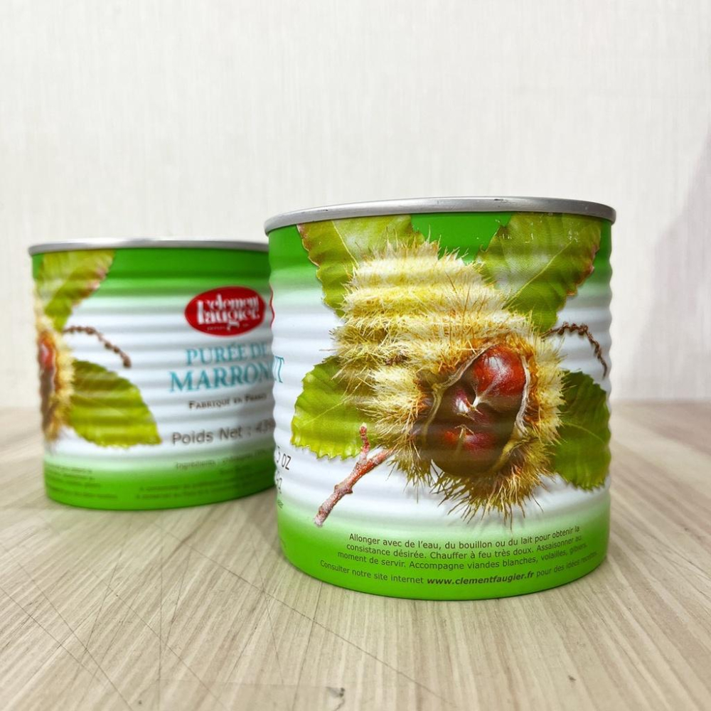 【柚子烘焙食品】法國 Clément Faugier 克萊門 栗子泥 439g 蒙布朗 栗子醬 栗子抹醬 無糖栗子泥-細節圖3