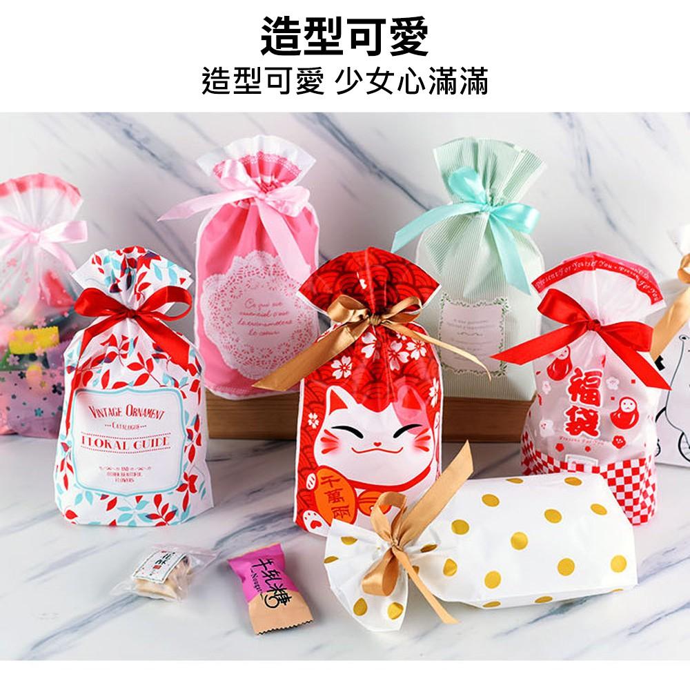 【柚子烘焙食品】禮物袋 束口袋(50入)抽繩袋 禮物包裝袋 糖果分裝袋 點心分裝袋 抽繩束口袋 手工餅乾袋 婚禮包裝袋-細節圖7