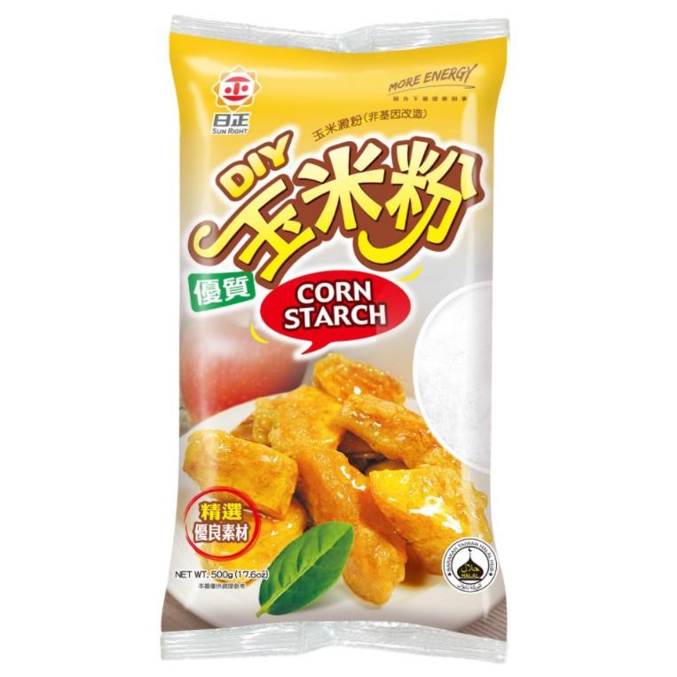 【柚子烘焙食品】日正優質澱粉系列 玉米粉 玉米澱粉 日正寶島木薯粉 1公斤 樹薯澱粉 優質太白粉 寶島太白粉 太白粉-細節圖2