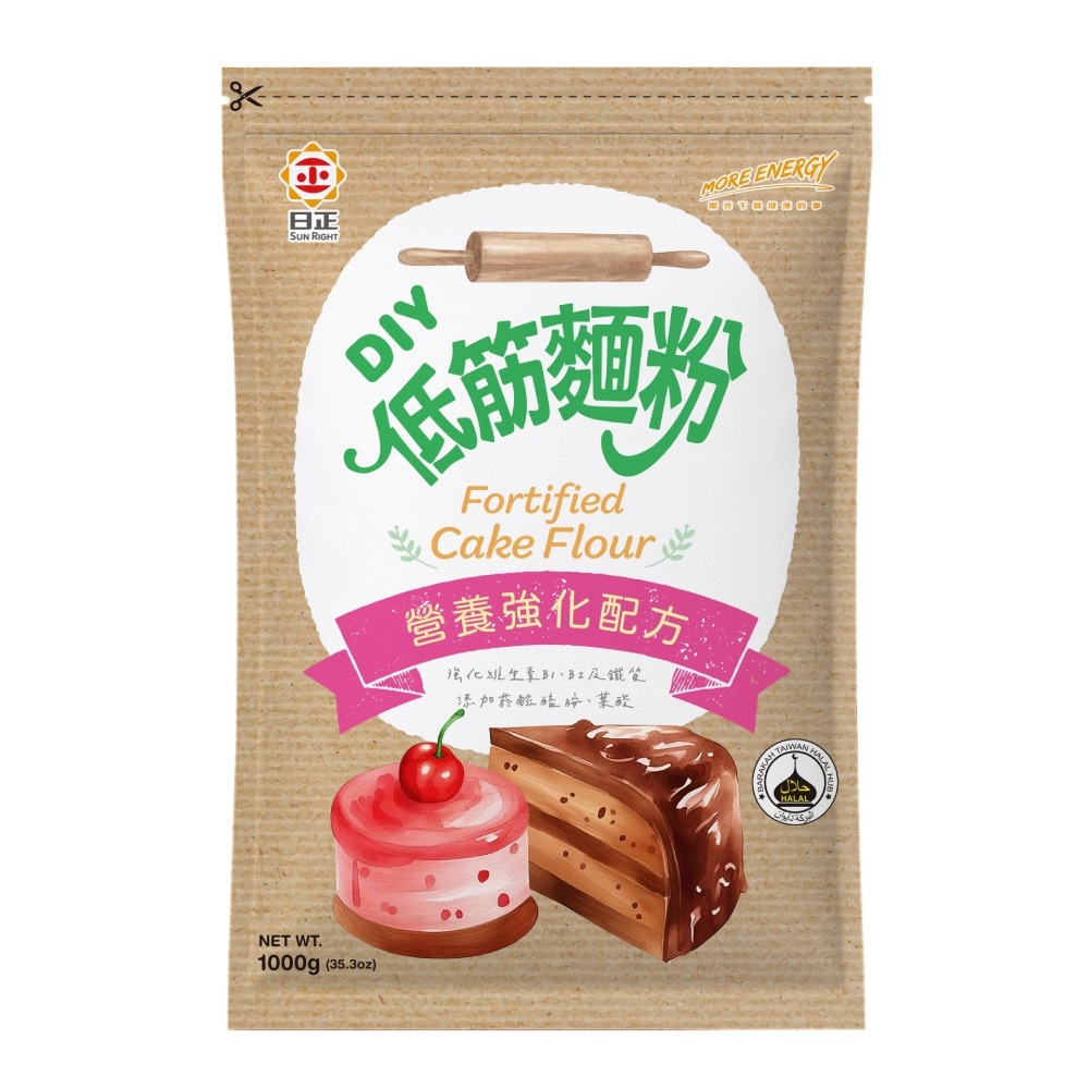 【柚子烘焙食品】日正 高筋麵粉 中筋麵粉 低筋麵粉 DIY麵粉 1kg DIY營養強化 麵粉 1000g 烘焙 優質麵粉-細節圖2