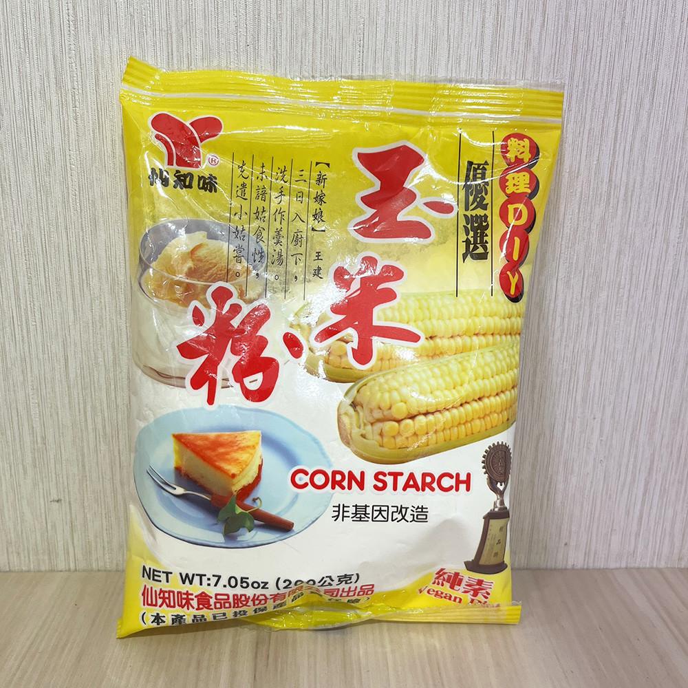 【柚子烘焙食品】仙知味 玉米粉 200g(純素) 玉米澱粉 勾芡 果凍-細節圖3