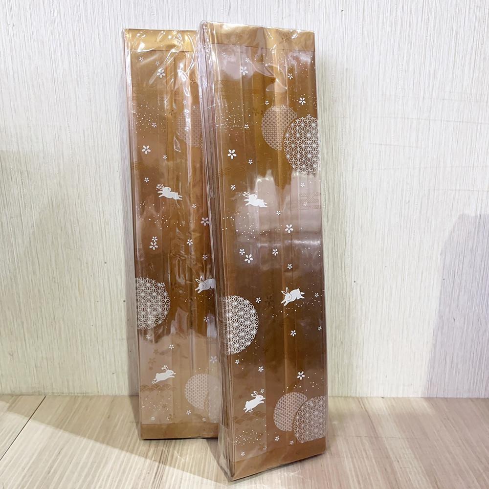 【柚子烘焙食品】秋夕嬉月-折角背封袋 7*30+5cm 封口袋 包裝袋 月餅包裝 三入裝-細節圖7