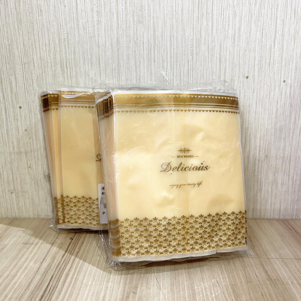 【柚子烘焙食品】歐式簡約-黃100入 8.5*10cm  霧面 餅乾封口袋 餅乾袋 包裝袋 糖果袋-細節圖5