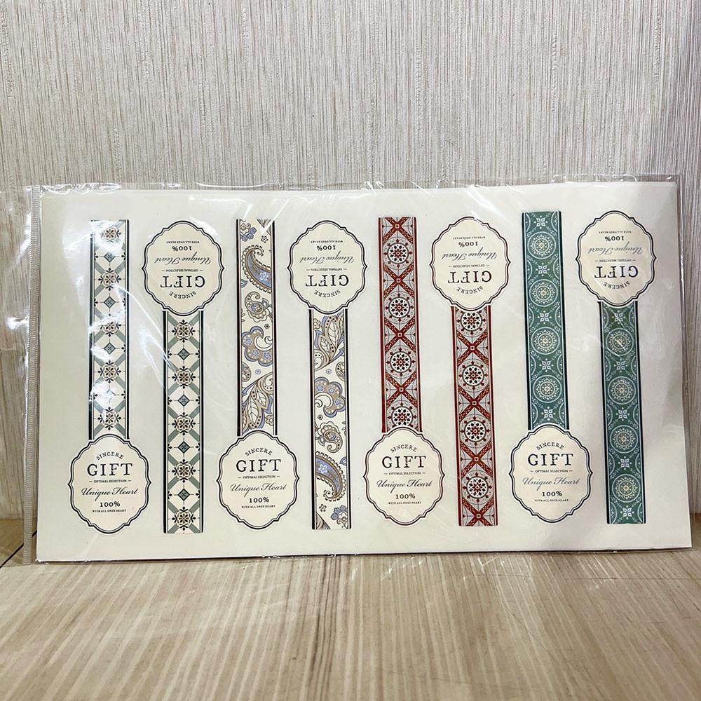 【柚子烘焙食品】烘焙 封口貼紙 禮品貼紙 謹賀新春貼紙 包裝貼紙 長形貼紙 單邊長條貼紙封口貼 布丁杯貼紙 奶酪杯貼紙-細節圖4