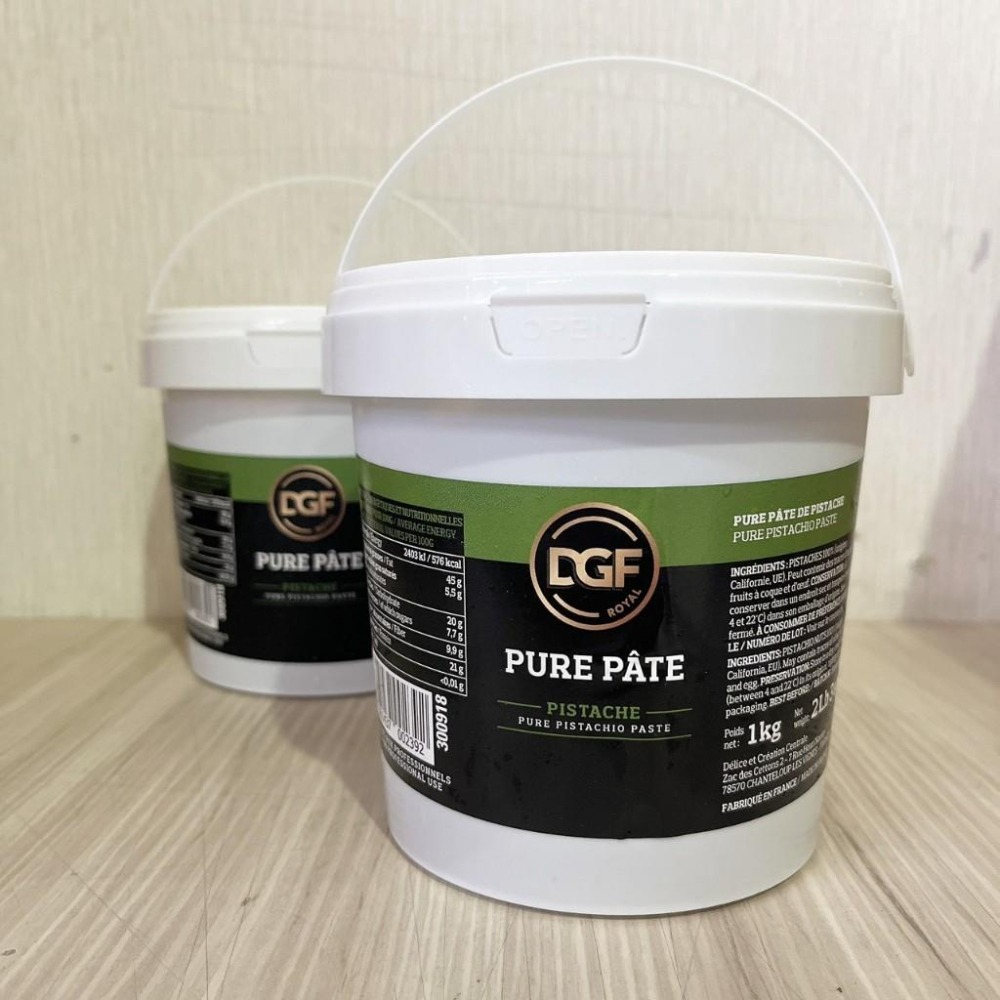 【柚子烘焙食品】100%開心果醬 1kg 法國 DGF狄吉富 開心果醬 純果醬 純開心果醬 法國純開心果醬 烘焙 抹醬-細節圖4