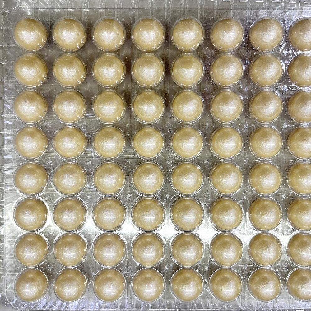 【柚子烘焙食品】三色迷你金球巧克力裝飾 312個/盒 直俓1.4公分 巧克力裝飾 蛋糕裝飾 迷你巧克力球 DIY材料裝飾-細節圖7