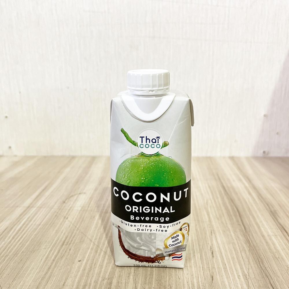 【柚子烘焙食品】ThaiCoco無麩質椰奶-原味 330ml 泰國椰奶 西米露 飲品 咖啡 牛奶 植物椰奶 即開即飲-細節圖2