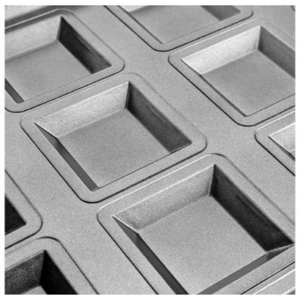 【柚子烘焙食品】《三能》20連/6連方型模(800系列不沾)-細節圖5