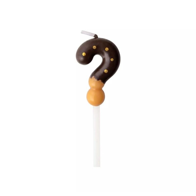 【柚子烘焙食品】生日蛋糕蠟燭 巧克力餅乾 草莓餅乾 問號蠟燭 蛋糕造型蠟燭 生日 慶生 派對 造型蠟燭 蛋糕裝飾 單支裝-細節圖6