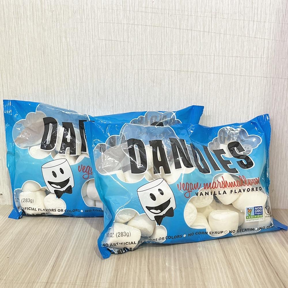 【柚子烘焙食品】美國丹迪斯純素棉花糖 香草口味 283g 大顆小顆 雪Q餅 雪花餅 素棉花糖 無防腐劑 素食 棉花糖全素-細節圖6