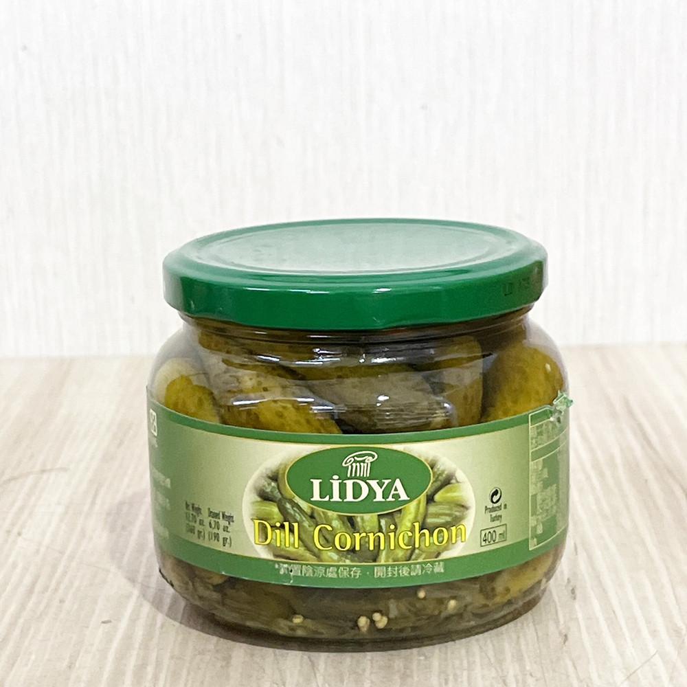 【柚子烘焙食品】LIDYA 莉迪亞 迷你酸瓜 400ml 酸黃瓜 土耳其酸黃瓜 黃瓜條 漢堡 大亨堡 開胃小菜 輕食料理-細節圖2