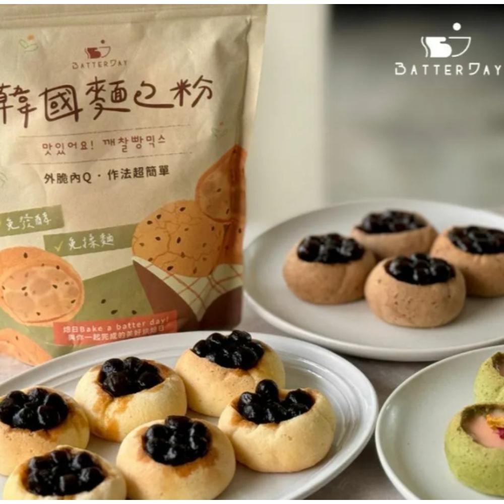 【柚子烘焙食品】BatterDay焙日 韓國麵包粉 500g 免發酵 免揉麵 外脆內Q 做法超簡單 烘焙DIY 韓國麵包-細節圖4