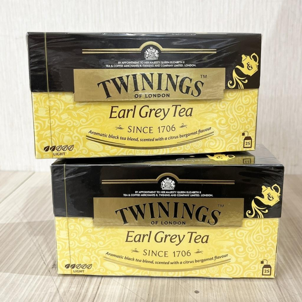 【柚子烘焙食品】英國 Twinings 唐寧 皇家伯爵茶 2g*25包/盒 伯爵茶 紅茶 茶包 茶葉 原裝進口 唐寧茶-細節圖4