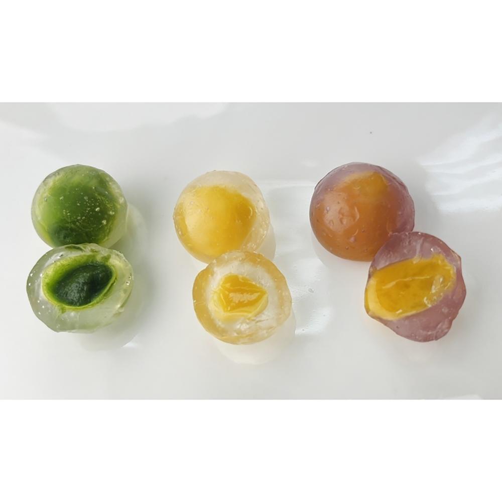 【柚子烘焙食品】琉璃溏心仁 翡翠溏心仁 紫晶溏心仁  30入 (冷凍) 中秋月餅內餡 蛋黃酥 鹹蛋黃 月餅餡 爆漿口感-細節圖3