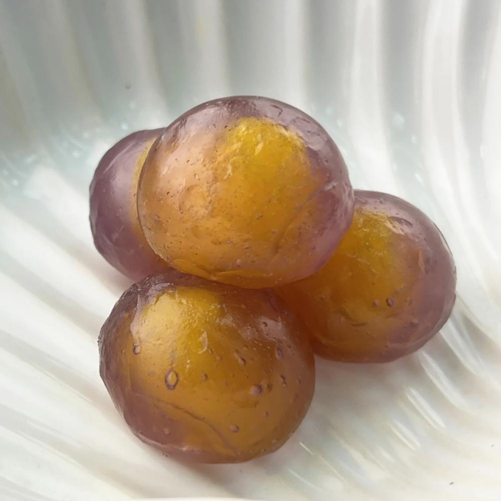 【柚子烘焙食品】琉璃溏心仁 翡翠溏心仁 紫晶溏心仁  30入 (冷凍) 中秋月餅內餡 蛋黃酥 鹹蛋黃 月餅餡 爆漿口感-細節圖8