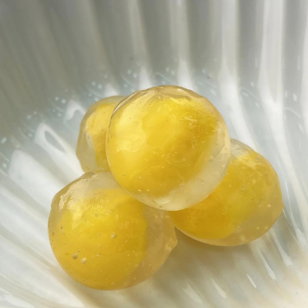 【柚子烘焙食品】琉璃溏心仁 翡翠溏心仁 紫晶溏心仁  30入 (冷凍) 中秋月餅內餡 蛋黃酥 鹹蛋黃 月餅餡 爆漿口感-細節圖9