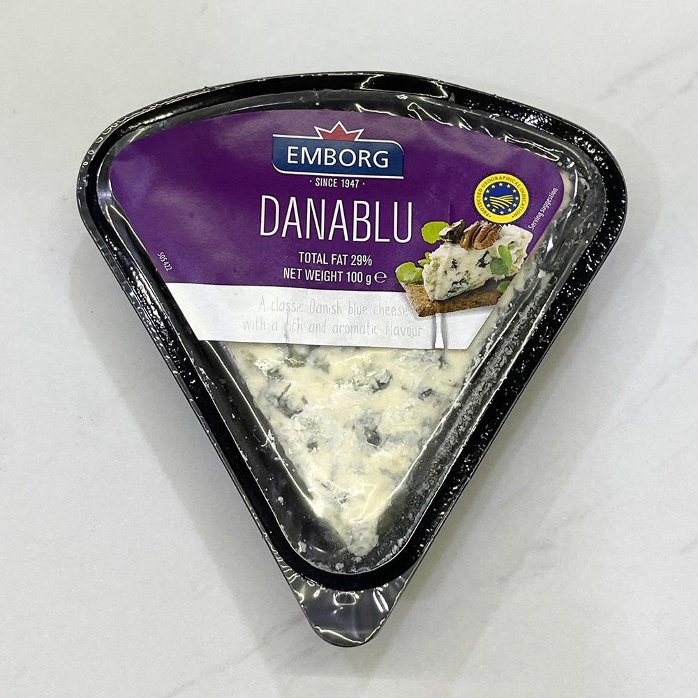 【柚子烘焙食品】安博格 丹麥藍紋乳酪 100g(冷藏)danablu 丹麥乳酪 藍乳酪 藍起司 藍黴起司 乳酪 藍紋乳酪-細節圖3
