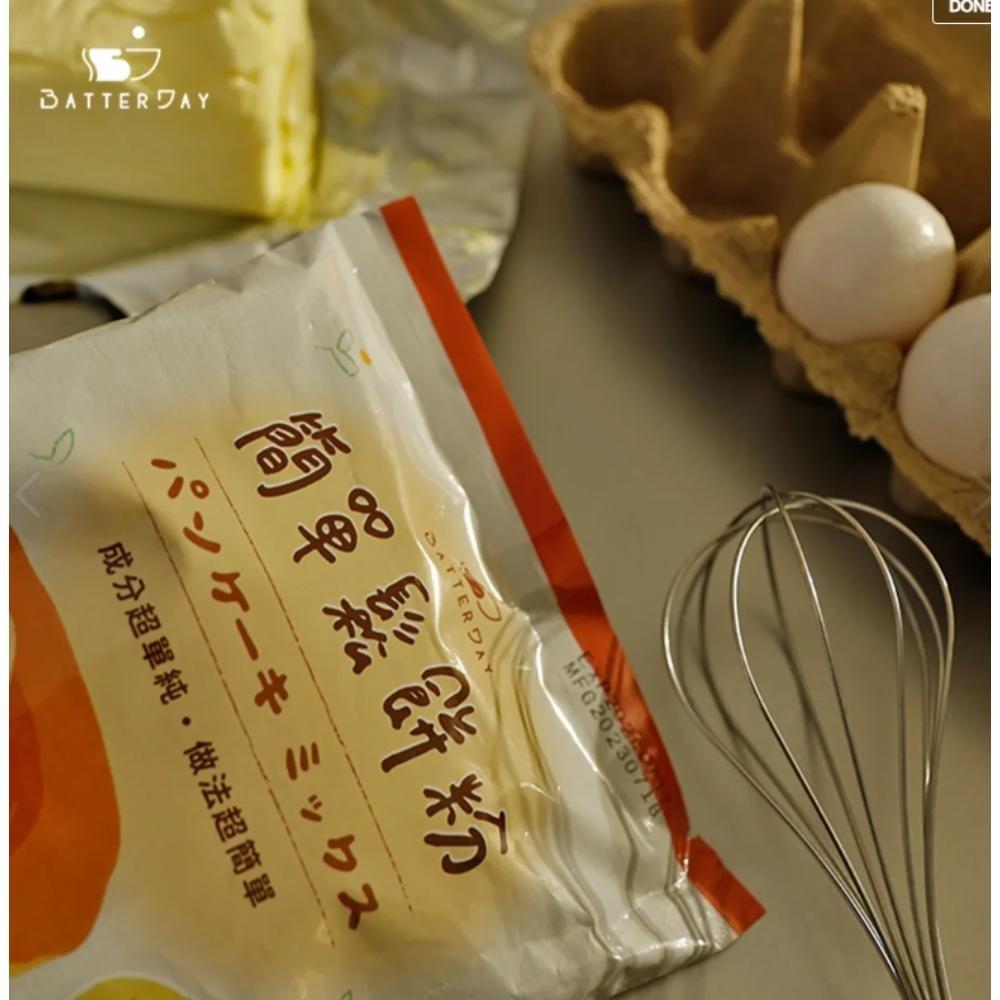 【柚子烘焙食品】BatterDay焙日 簡單鬆餅粉 原味 200g*3入 鬆餅粉 成分超單純 做法超簡單 DIY鬆餅-細節圖3
