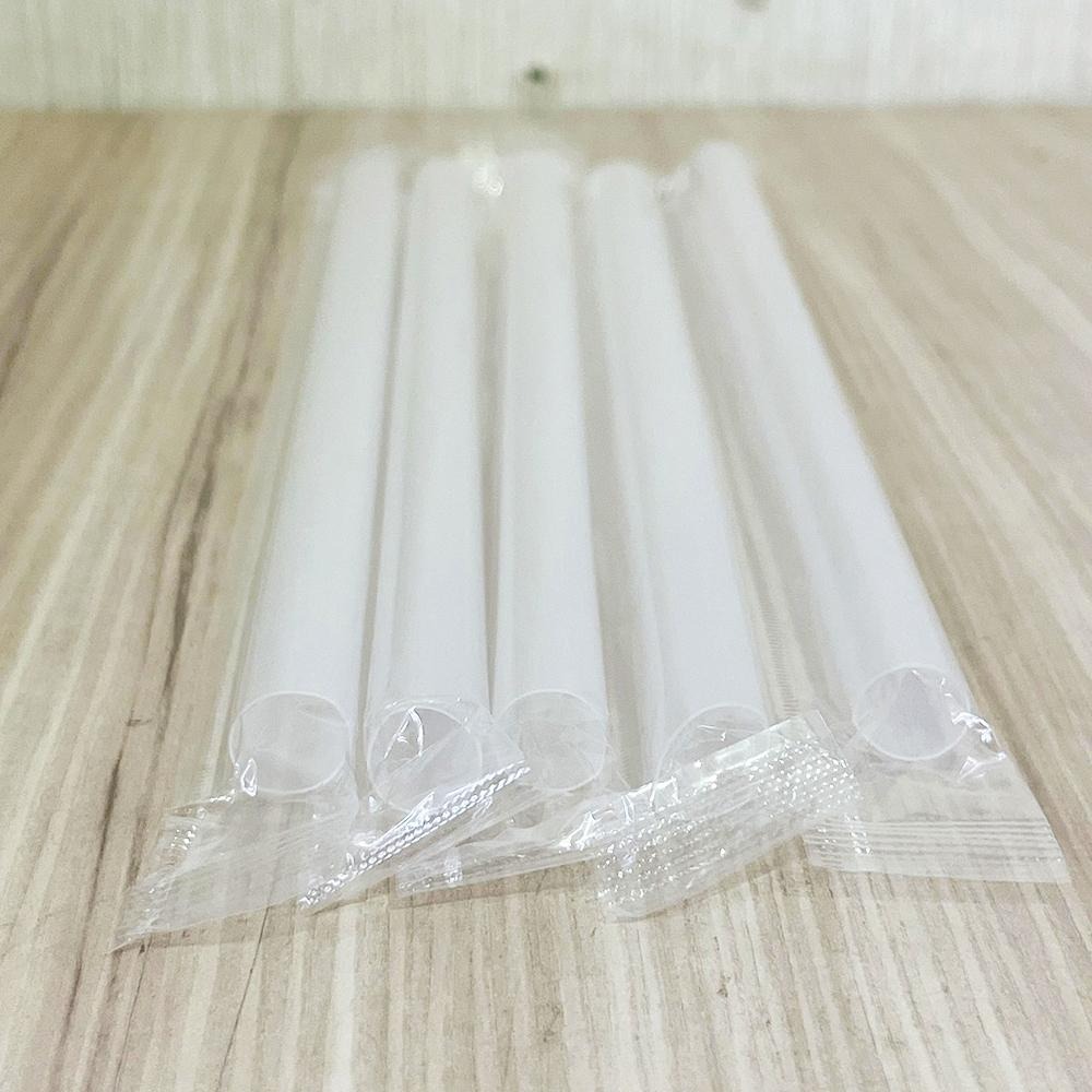 【柚子烘焙食品】斜口透明吸管 單支 獨立包裝 黑色吸管 粗/細 斜口吸管 塑膠吸管 飲料吸管 波霸吸管 免洗吸管 吸管-細節圖5