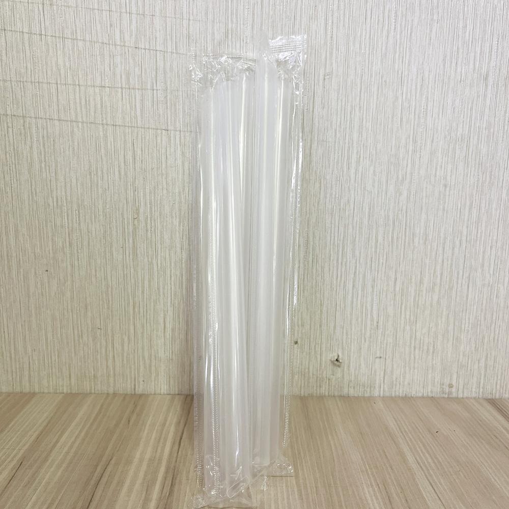 【柚子烘焙食品】斜口透明吸管 單支 獨立包裝 黑色吸管 粗/細 斜口吸管 塑膠吸管 飲料吸管 波霸吸管 免洗吸管 吸管-細節圖7