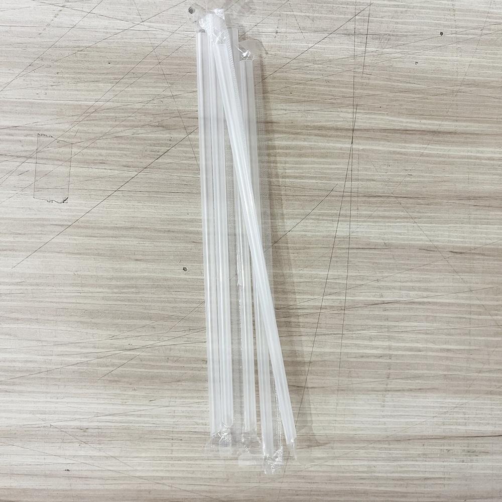 【柚子烘焙食品】斜口透明吸管 單支 獨立包裝 黑色吸管 粗/細 斜口吸管 塑膠吸管 飲料吸管 波霸吸管 免洗吸管 吸管-細節圖8