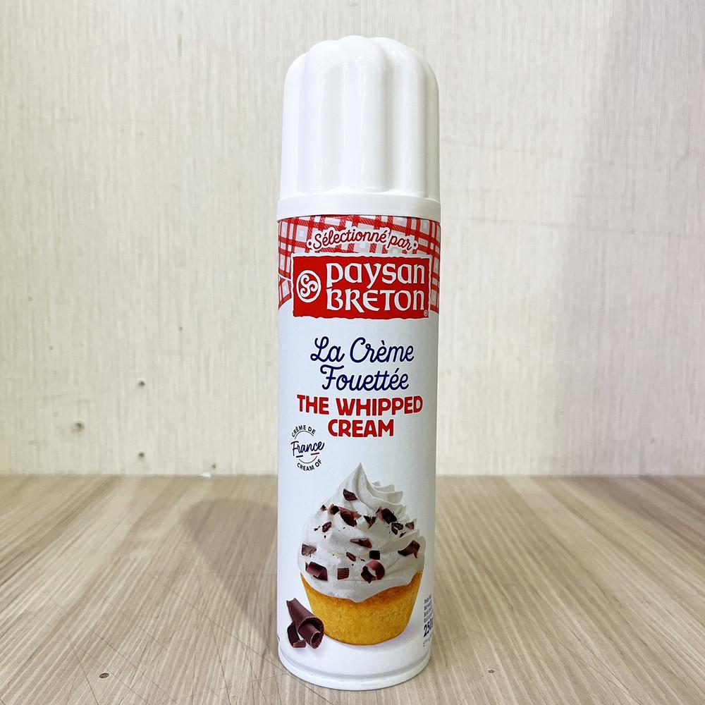 【柚子烘焙食品】法國 貝頌 噴式鮮奶油 250g (冷藏) 動物性鮮奶油 法國貝頌噴式鮮奶油 比利時鮮奶油 法國鮮奶油-細節圖2