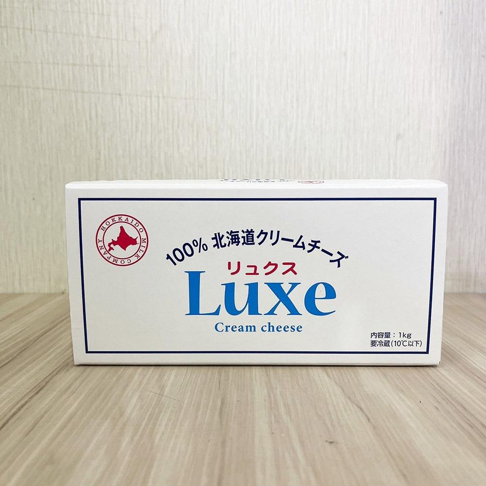 【柚子烘焙食品】日本北海道 Luxe奶油乳酪 1kg原裝 北海道LUXE鮮奶油乳酪 乾酪 日本乳酪 日本北海道鮮奶油乾酪-細節圖2