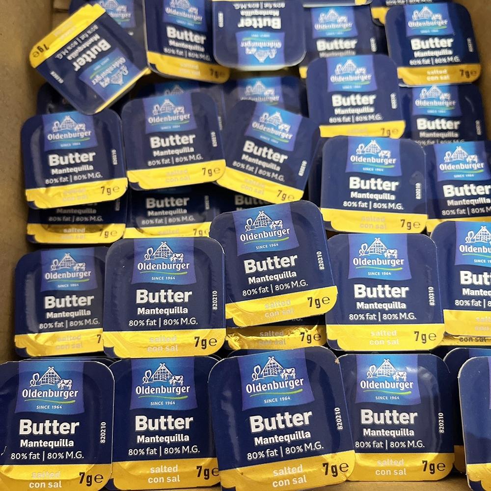 【柚子烘焙食品】冷凍 迷你奶油 7g 歐登堡奶油 有鹽奶油 德國原裝進口 有鹽 淡鹽 小奶油 吐司 甜點 烤肉 發酵奶-細節圖2