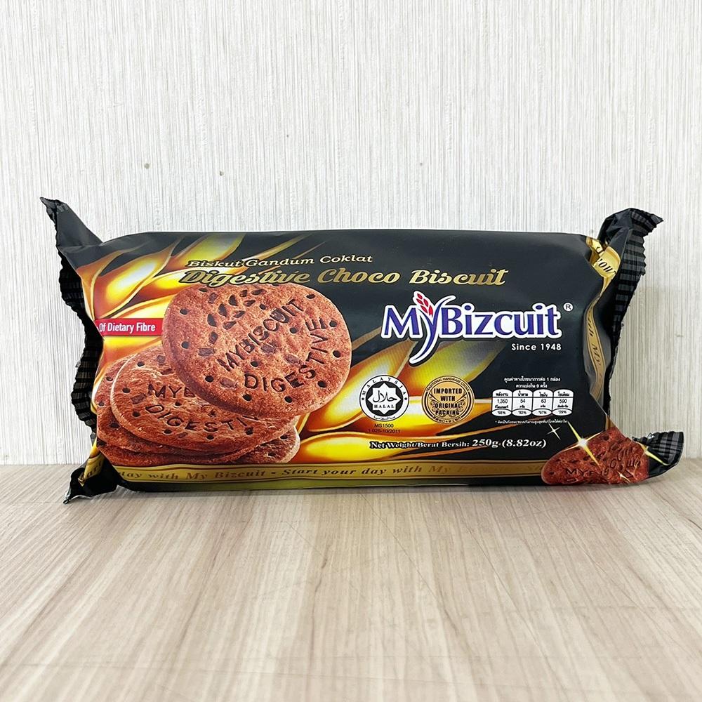 【柚子烘焙食品】麥比客 經典消化餅 原味 巧克力味 可可味 消化餅 250g 素食 零食 餅乾 下午茶 露營餅乾 美食-細節圖7