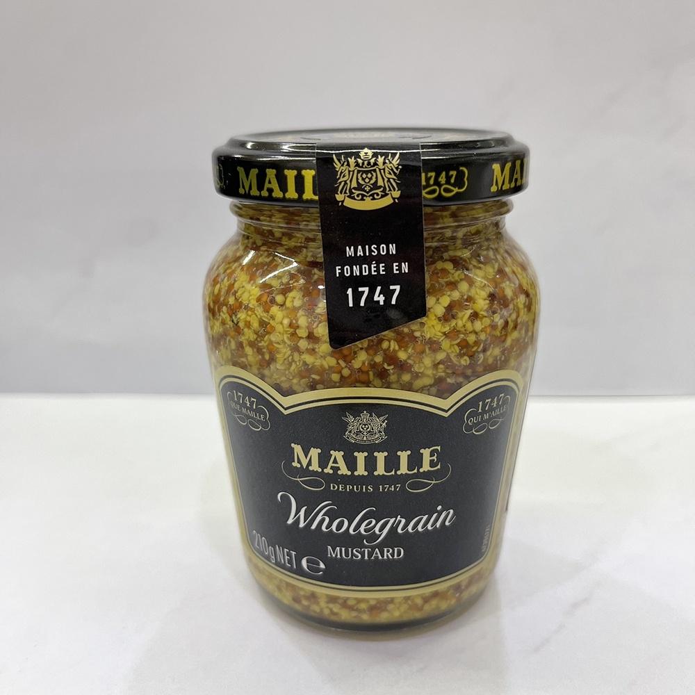 【柚子烘焙食品】MAILLE 魅雅 芥茉籽醬 210g 法國 芥末籽醬 芥末醬 芥末子醬 芥末籽 法式芥末 帶籽芥末醬-細節圖2