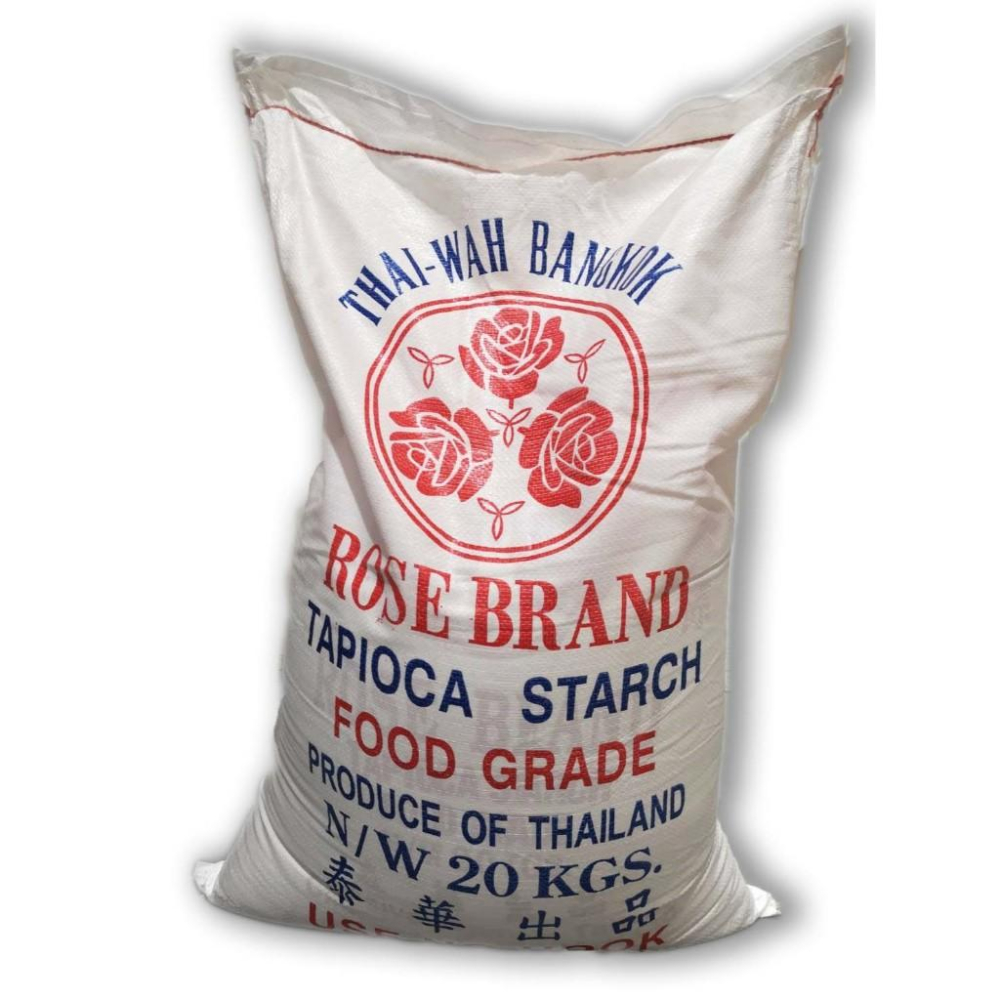 【柚子烘焙食品】三花 樹薯澱粉 粗粉 地瓜粉 20kg 食用級 樹薯粉 玫瑰牌樹薯粉 樹薯粒粉 三花牌地瓜粉 粗粒 炸粉-細節圖3
