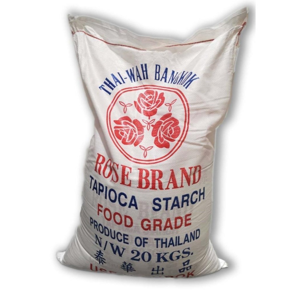 【柚子烘焙食品】三花 樹薯澱粉 粗粉 地瓜粉 20kg 食用級 樹薯粉 玫瑰牌樹薯粉 樹薯粒粉 三花牌地瓜粉 粗粒 炸粉-細節圖3