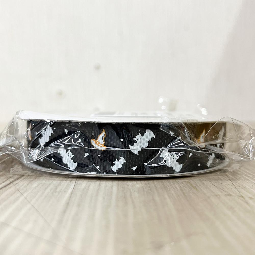 【柚子烘焙食品】禮品緞帶 萬聖節 裝飾緞帶 23米/捲 萬聖禮品緞帶 烘焙包裝 禮物包裝 聖誕禮物 萬聖節限定 緞帶織帶-細節圖3