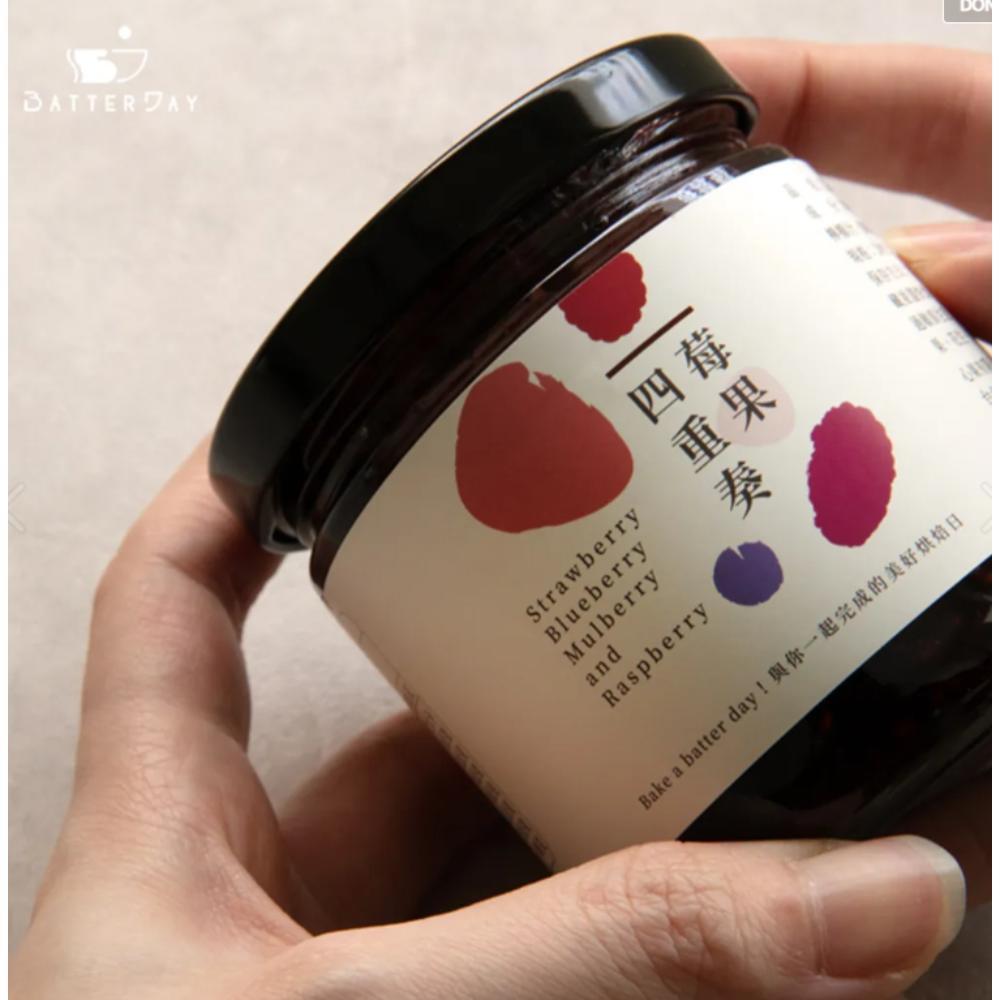 【柚子烘焙食品】BatterDay焙日 玫瑰覆盆子/莓果四重奏/柚香蘋果手工果醬_240g-細節圖5